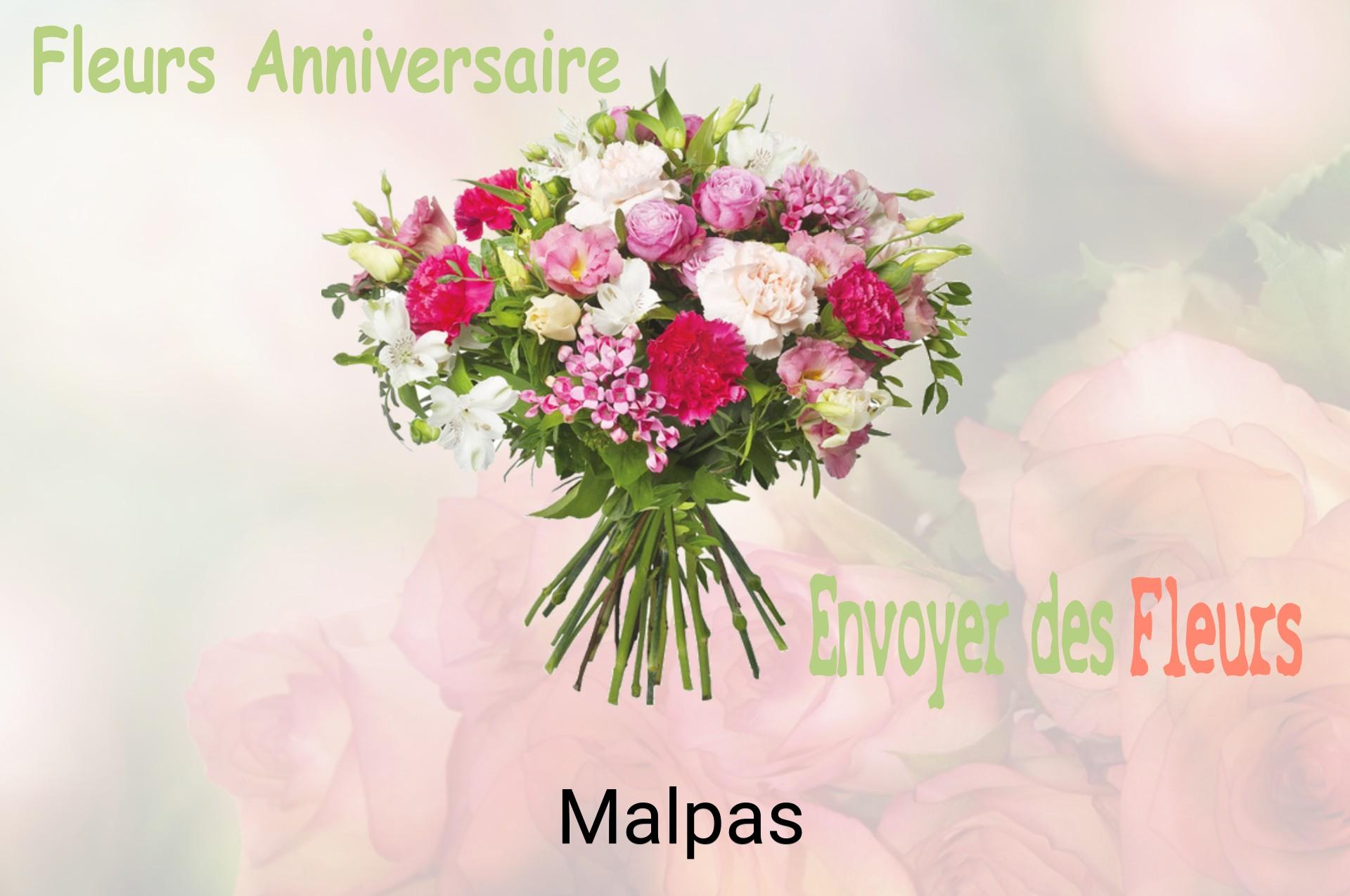 Bouquet de fleurs d’anniversaire livré à Malpas